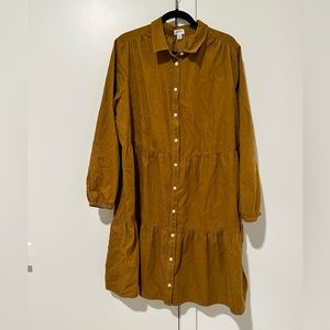 J Crew Button-Down Dress